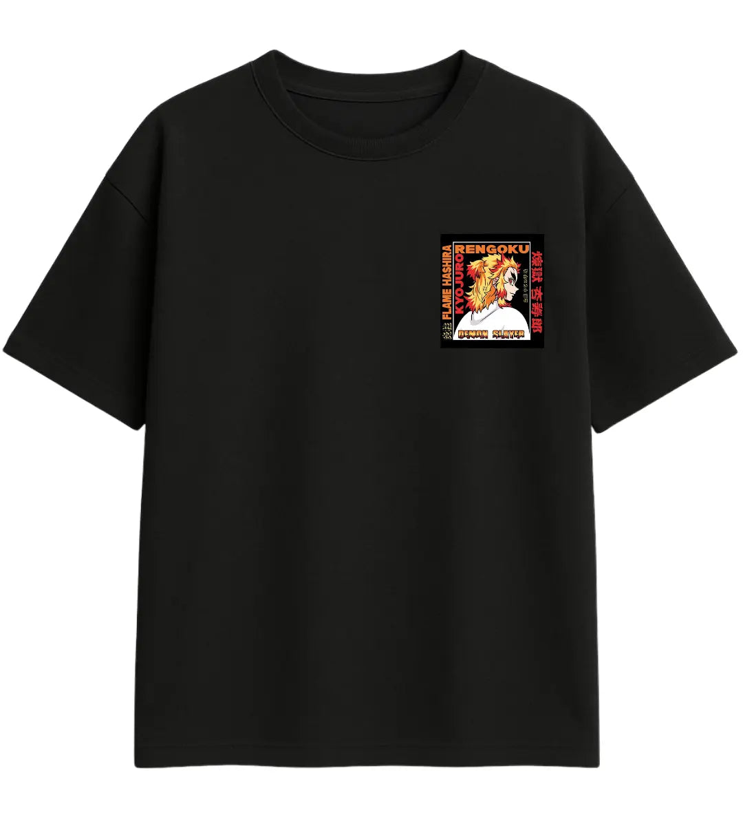 Blazing Portrait Oversize T-Shirt Lorinfo