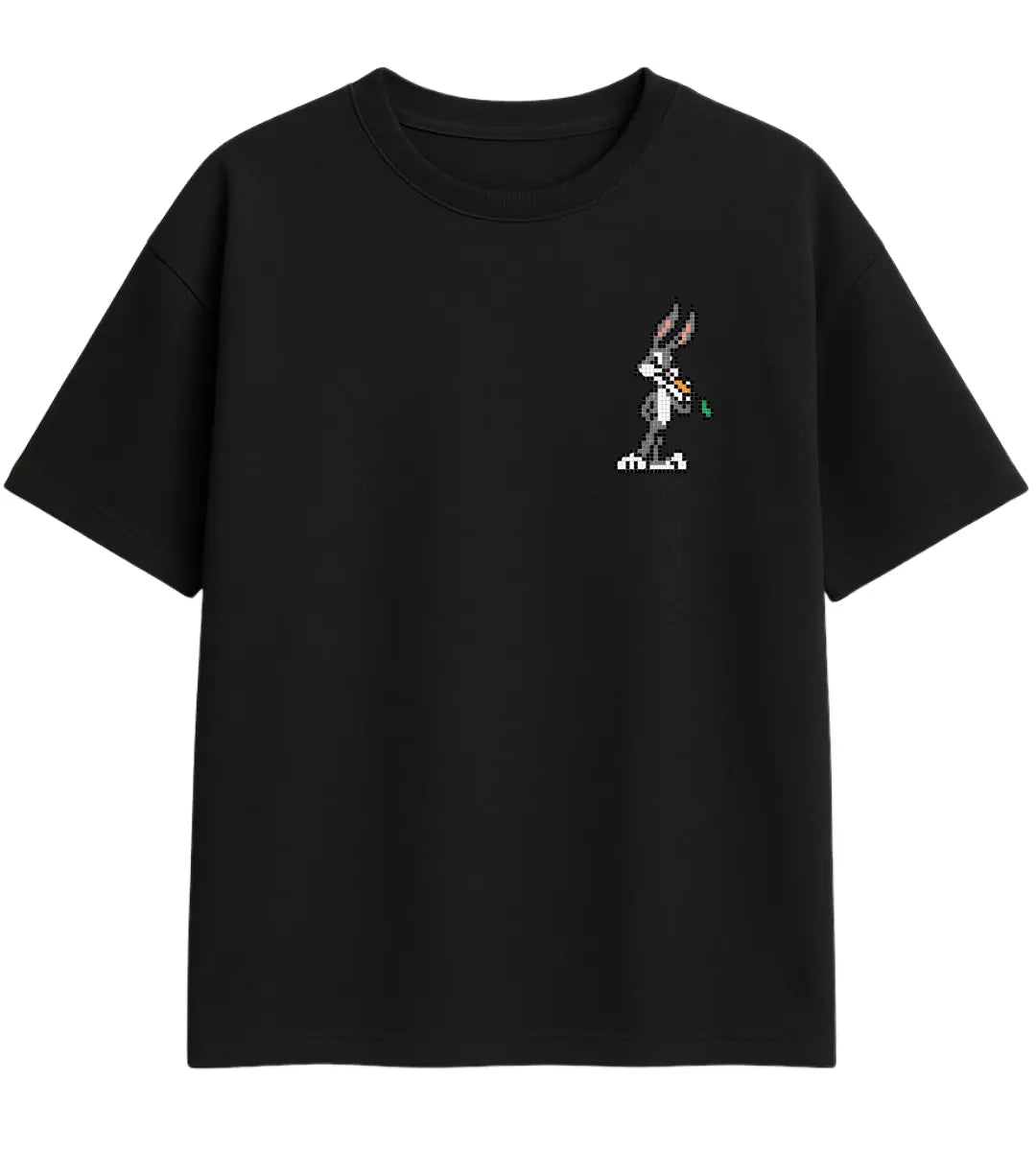 Pixel Bunny Oversize T-Shirt Lorinfo