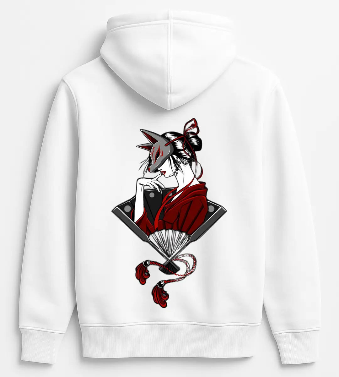 Kitsune Geisha Hoodie Lorinfo
