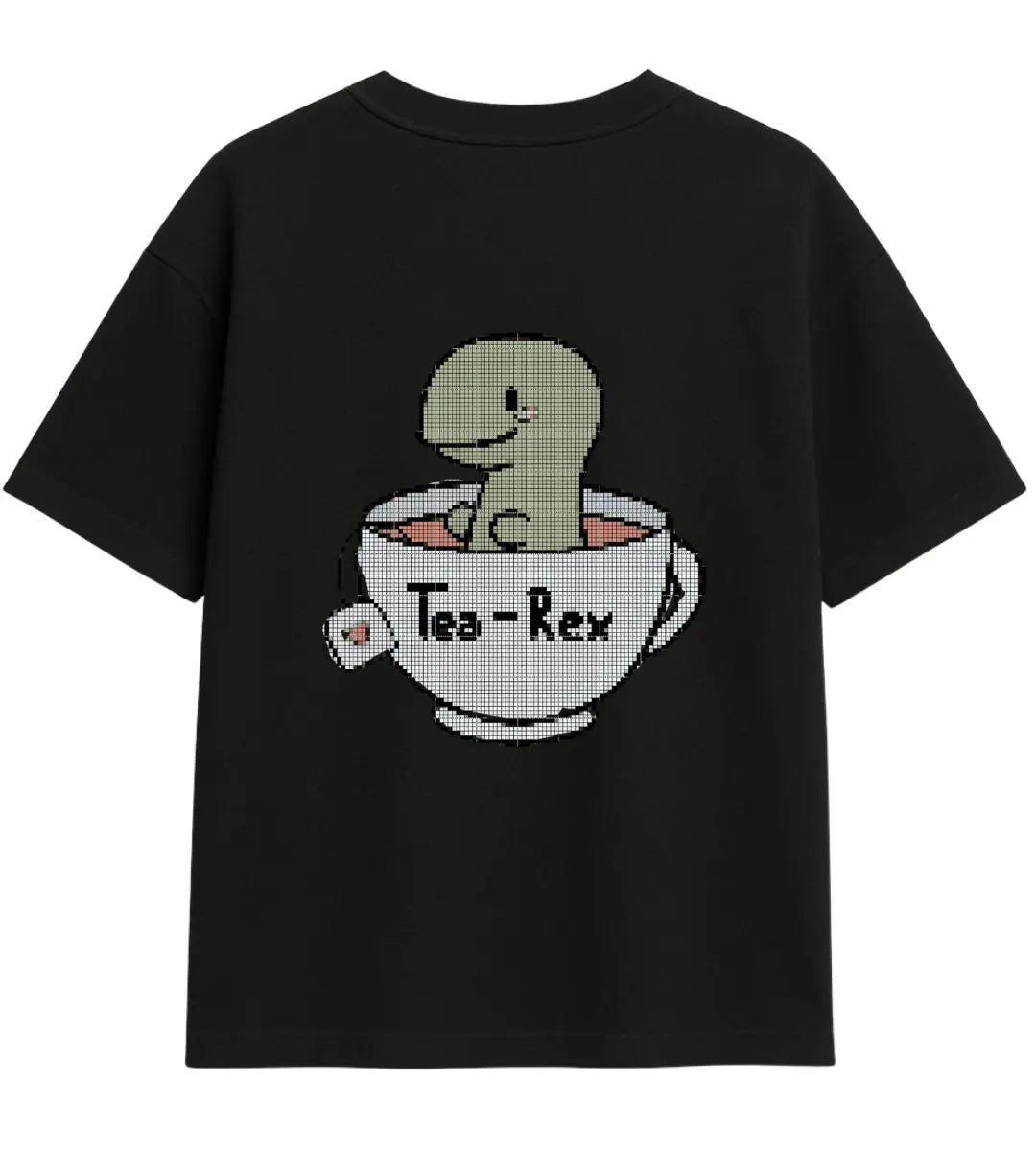 Tea-Rex Mug Oversize T-Shirt Lorinfo