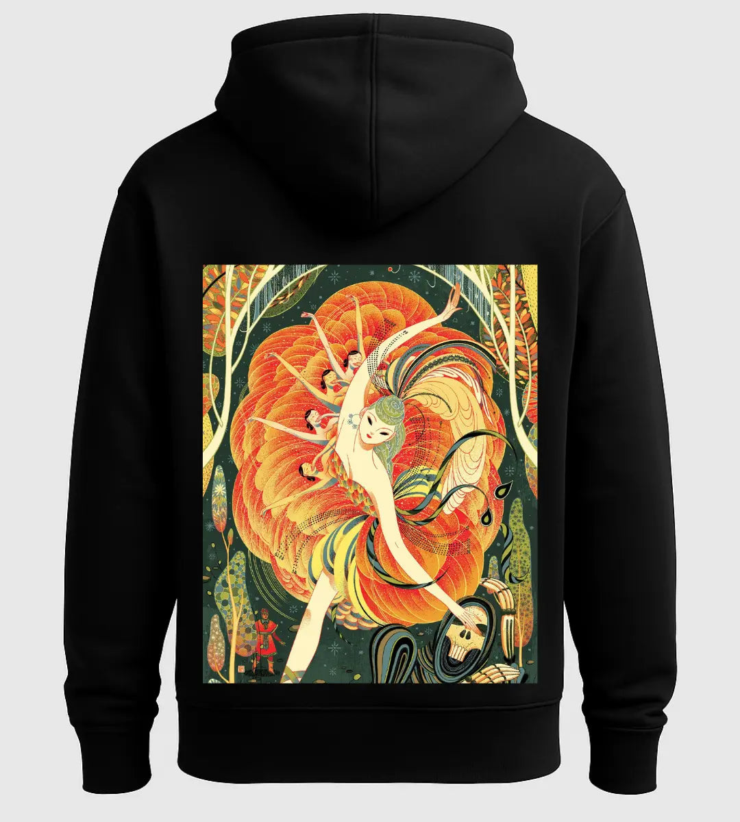 Flame Dance Hoodie Lorinfo