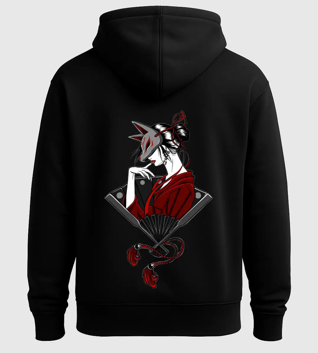 Kitsune Geisha Hoodie Lorinfo
