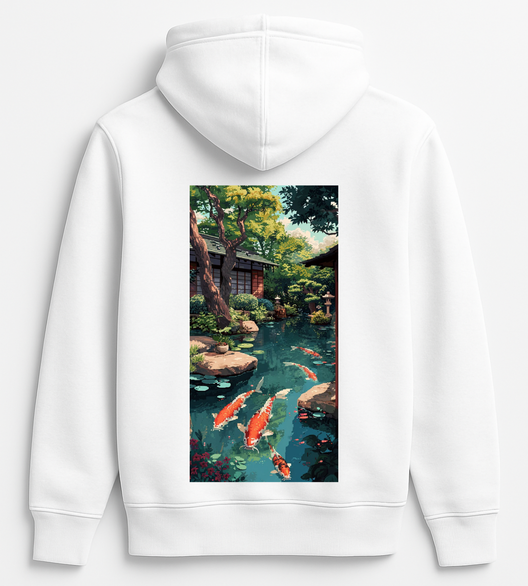 Zen Garden Koi Hoodie