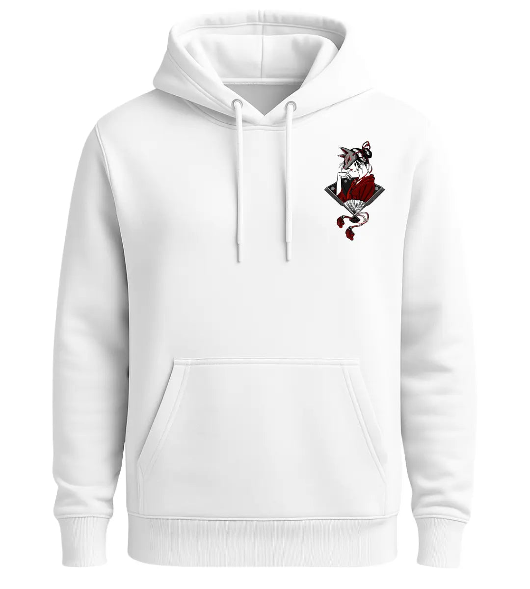 Kitsune Geisha Hoodie Lorinfo