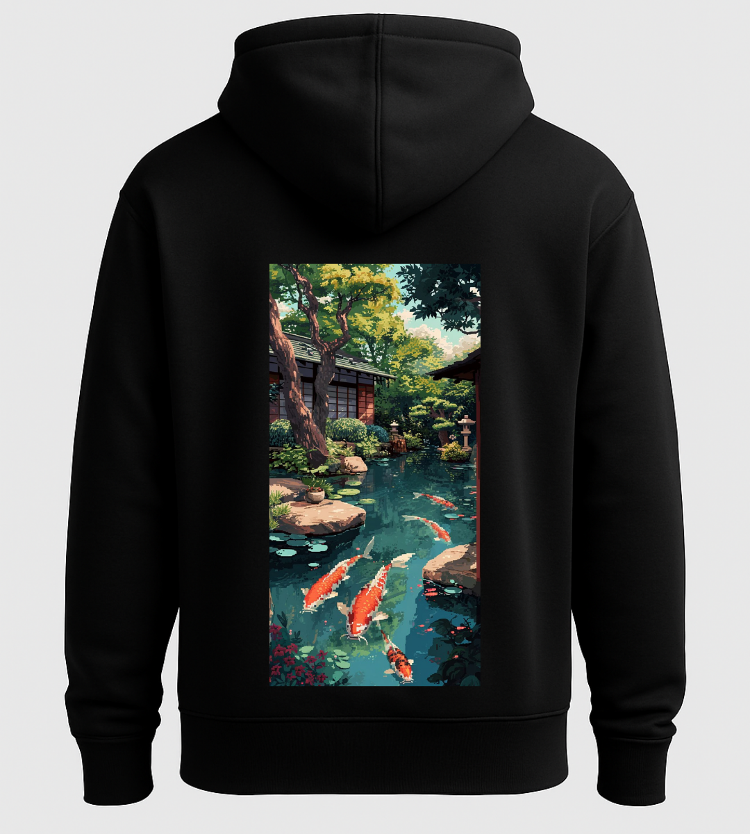Zen Garden Koi Hoodie