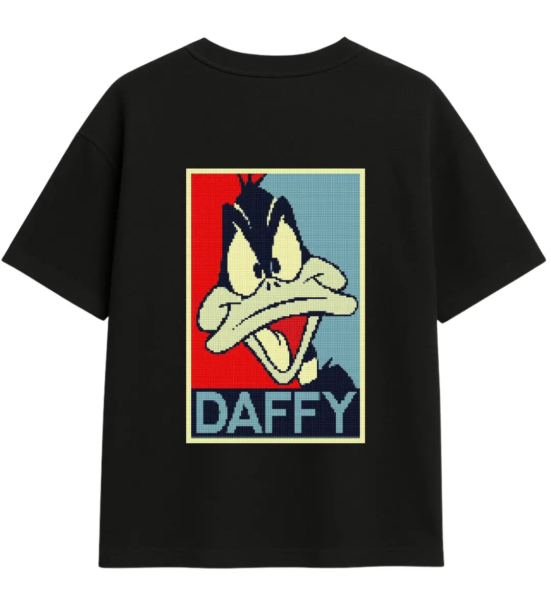 Daffy Retro Poster Oversize T-Shirt Lorinfo