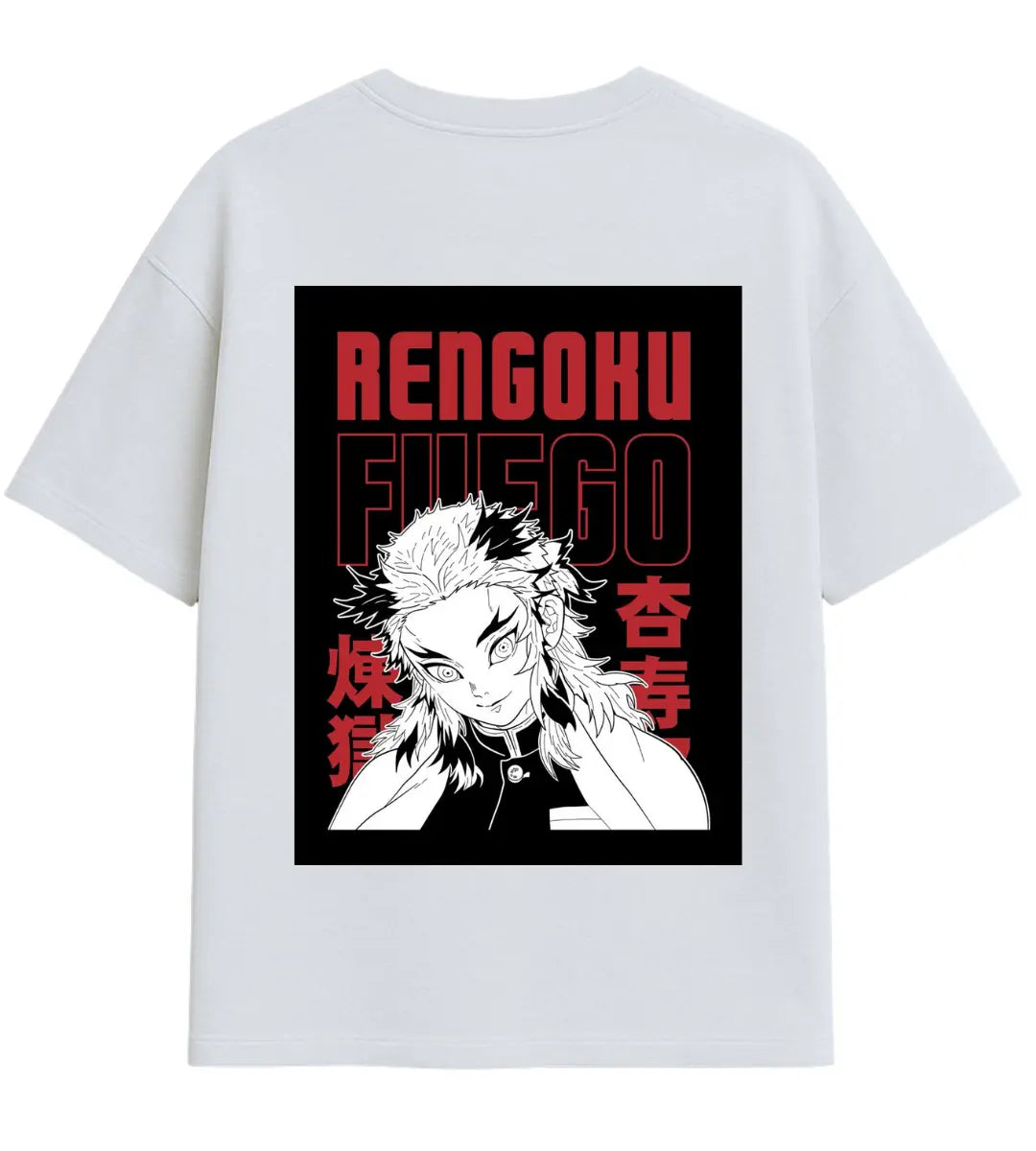 Rengoku Fuego Oversize T-Shirt Lorinfo