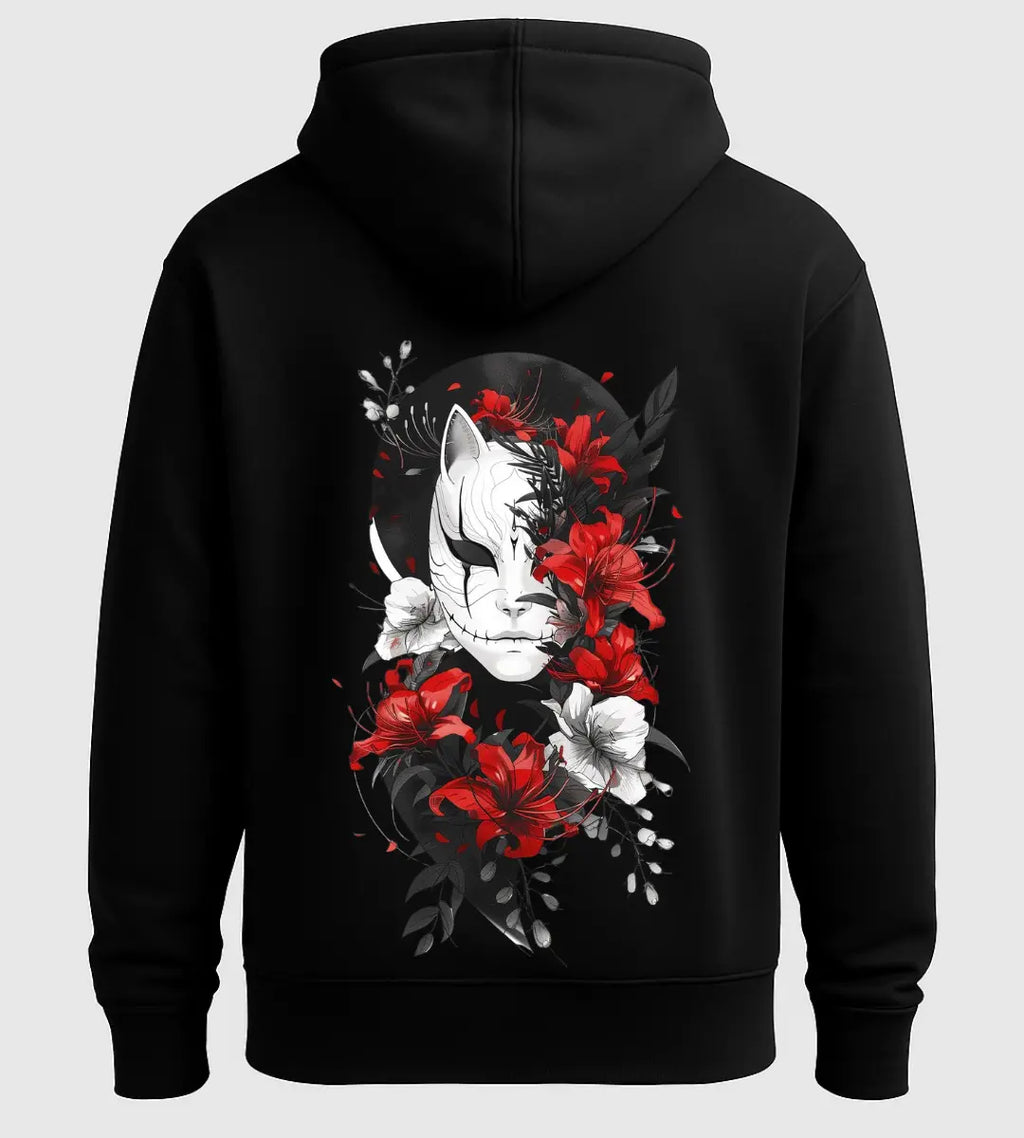 Kitsune Blossom Hoodie Lorinfo