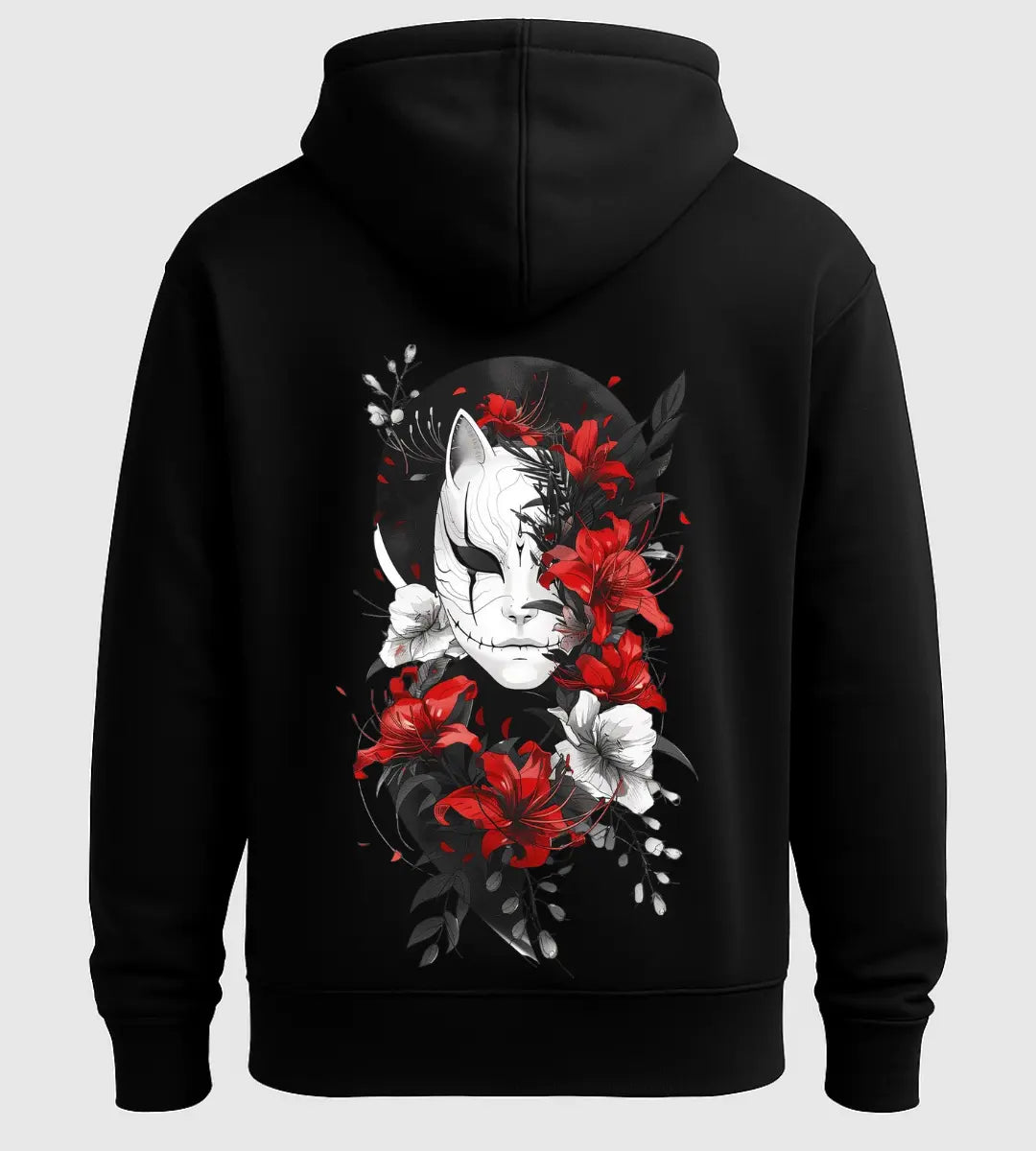 Kitsune Blossom Hoodie Lorinfo