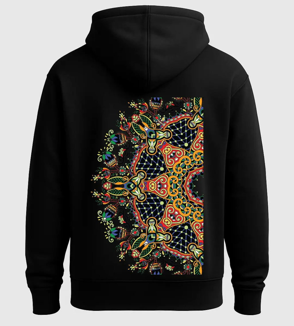 Mandala Rhythm Hoodie Lorinfo
