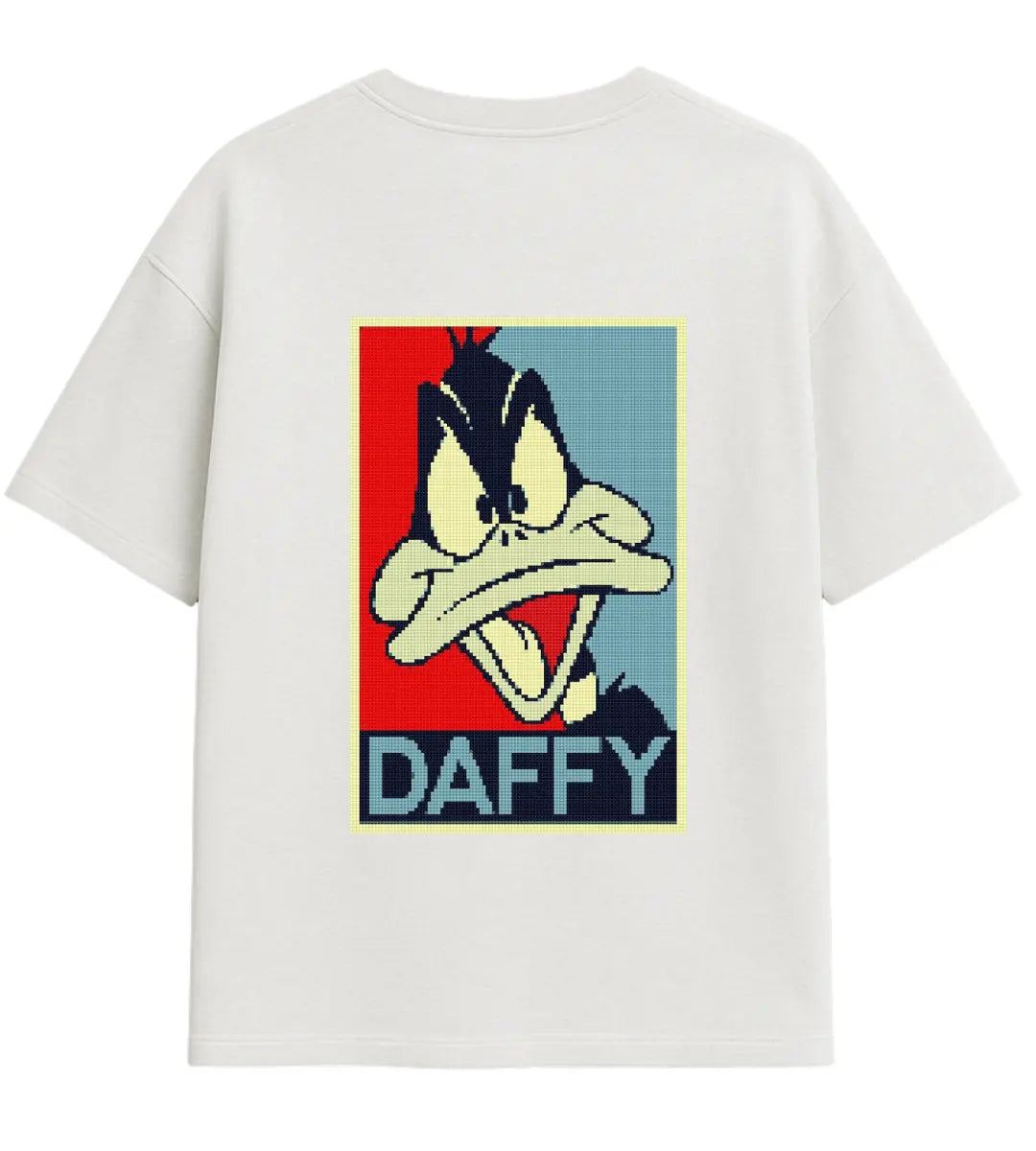 Daffy Retro Poster Oversize T-Shirt Lorinfo