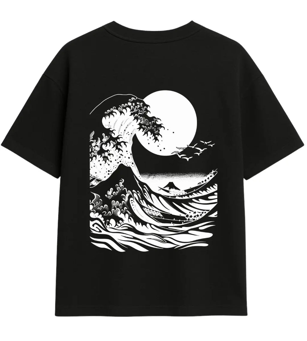 Gece Dalgası Oversize T-Shirt Lorinfo