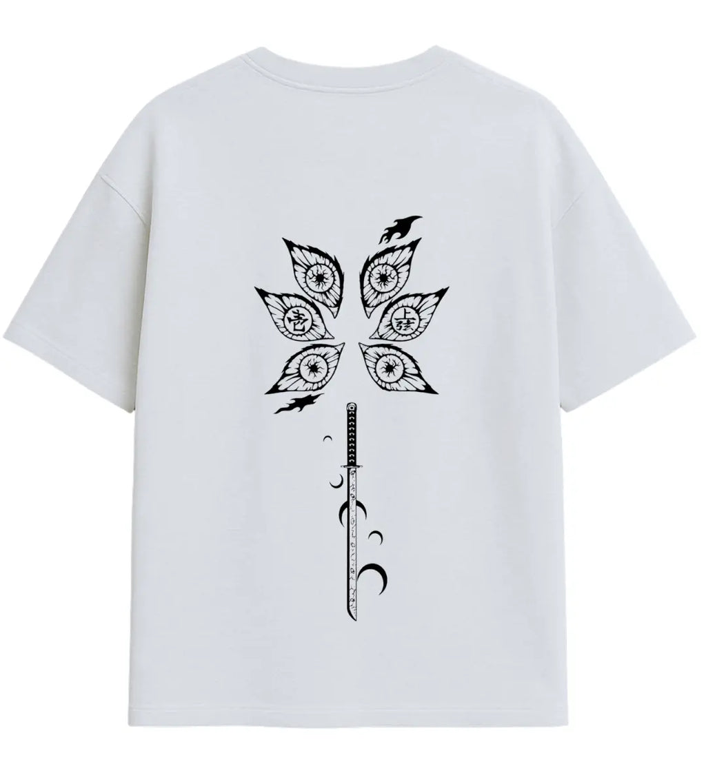 Eternal Eyes Katana Oversize T-Shirt Lorinfo