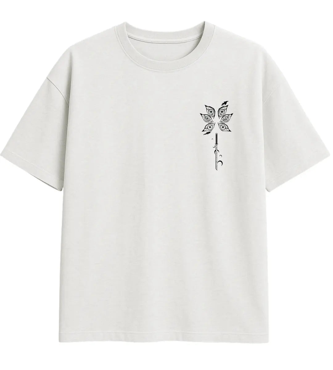 Eternal Eyes Katana Oversize T-Shirt Lorinfo