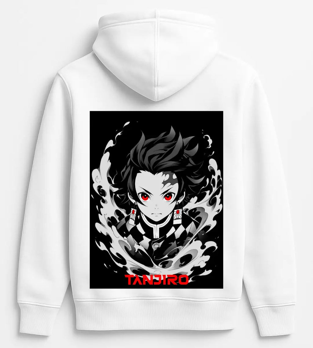 Tanjiro Fire Aura Hoodie Lorinfo