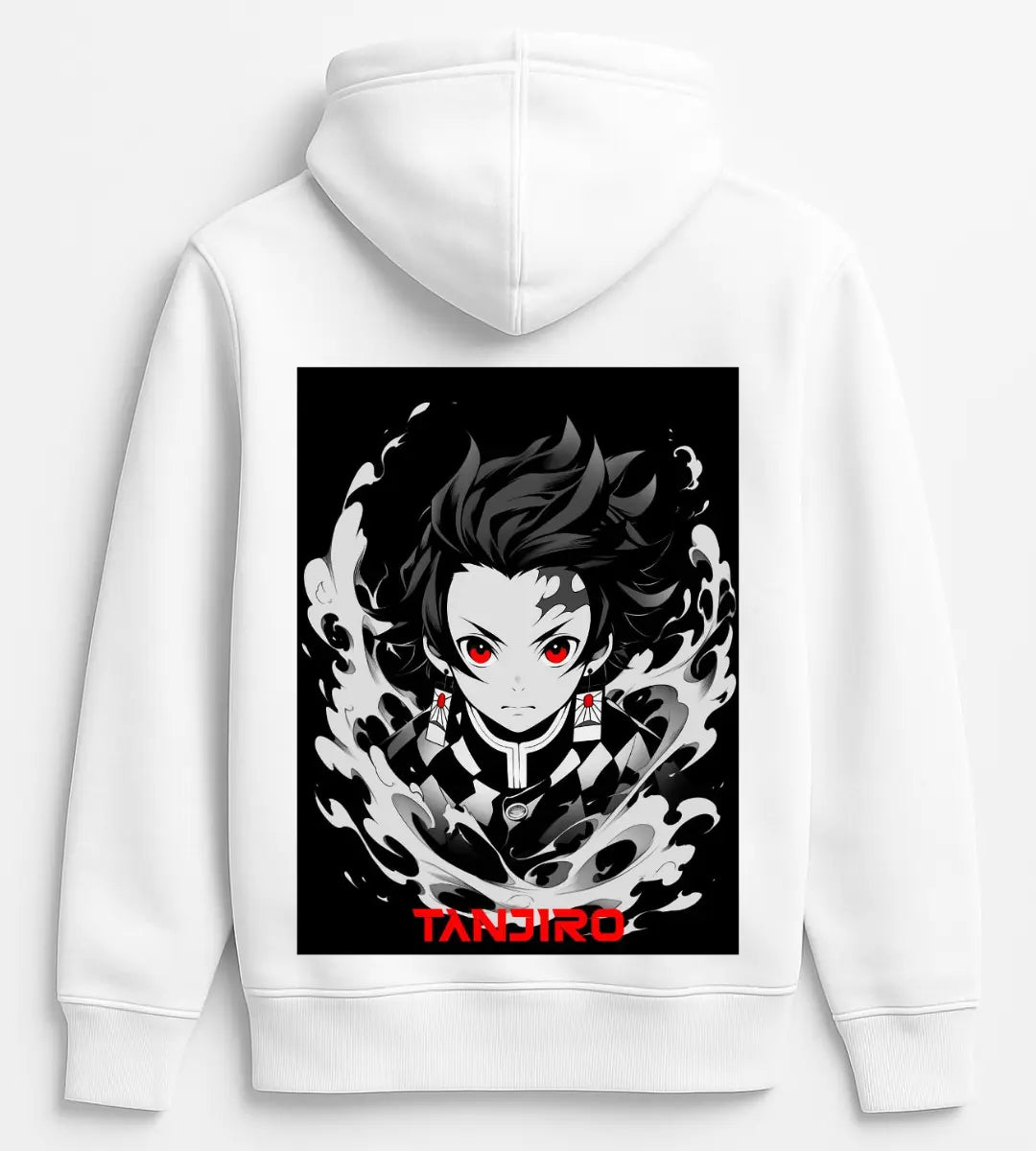 Tanjiro Fire Aura Hoodie Lorinfo