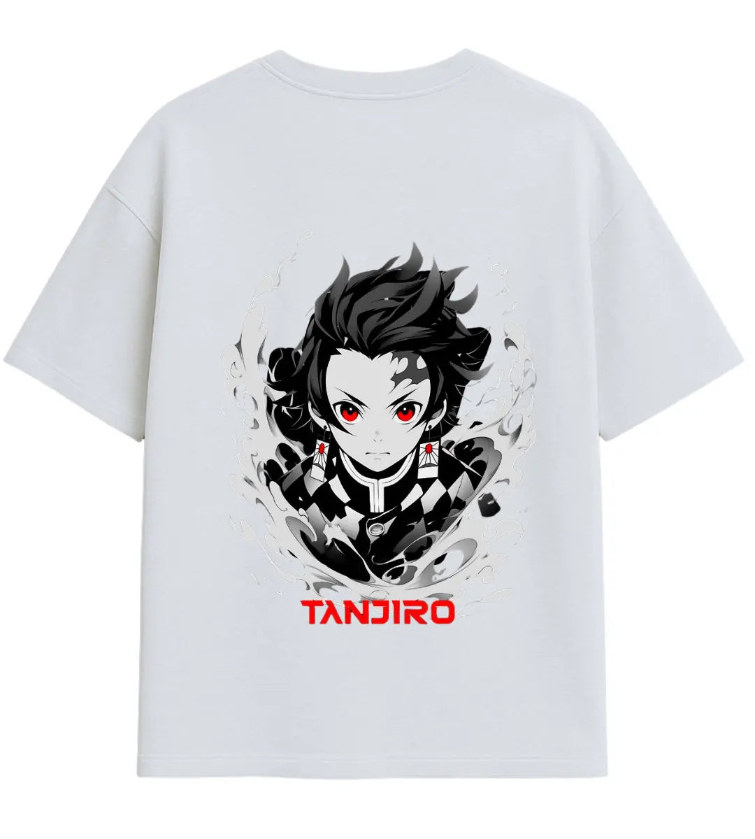 Tanjiro Fire Aura Oversize T-Shirt Lorinfo