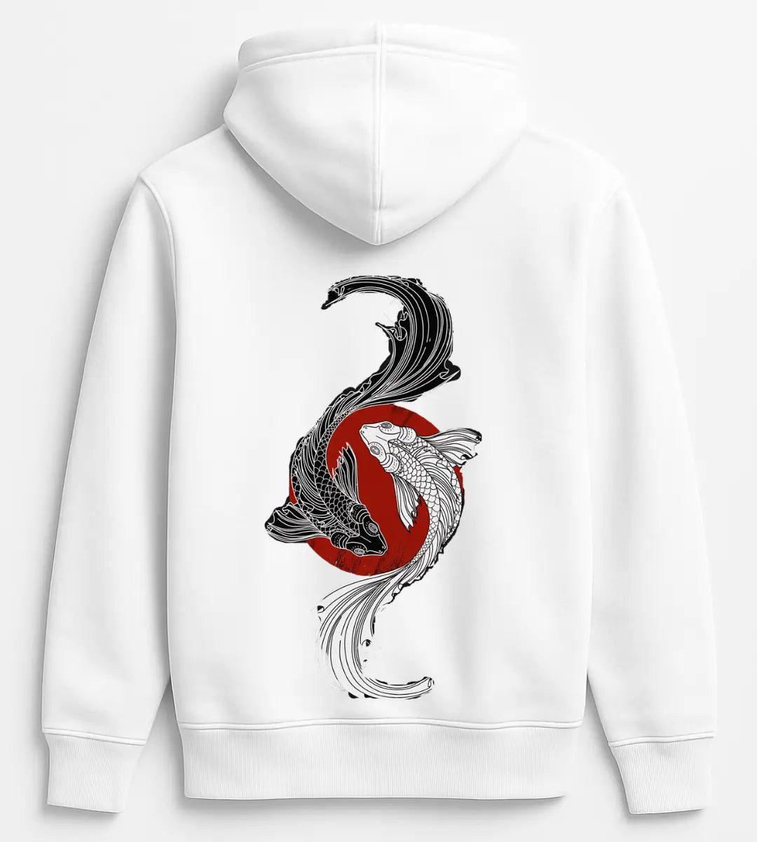 Yin Yang Moon Hoodie Lorinfo