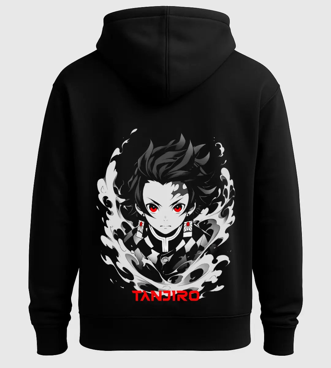 Tanjiro Fire Aura Hoodie Lorinfo