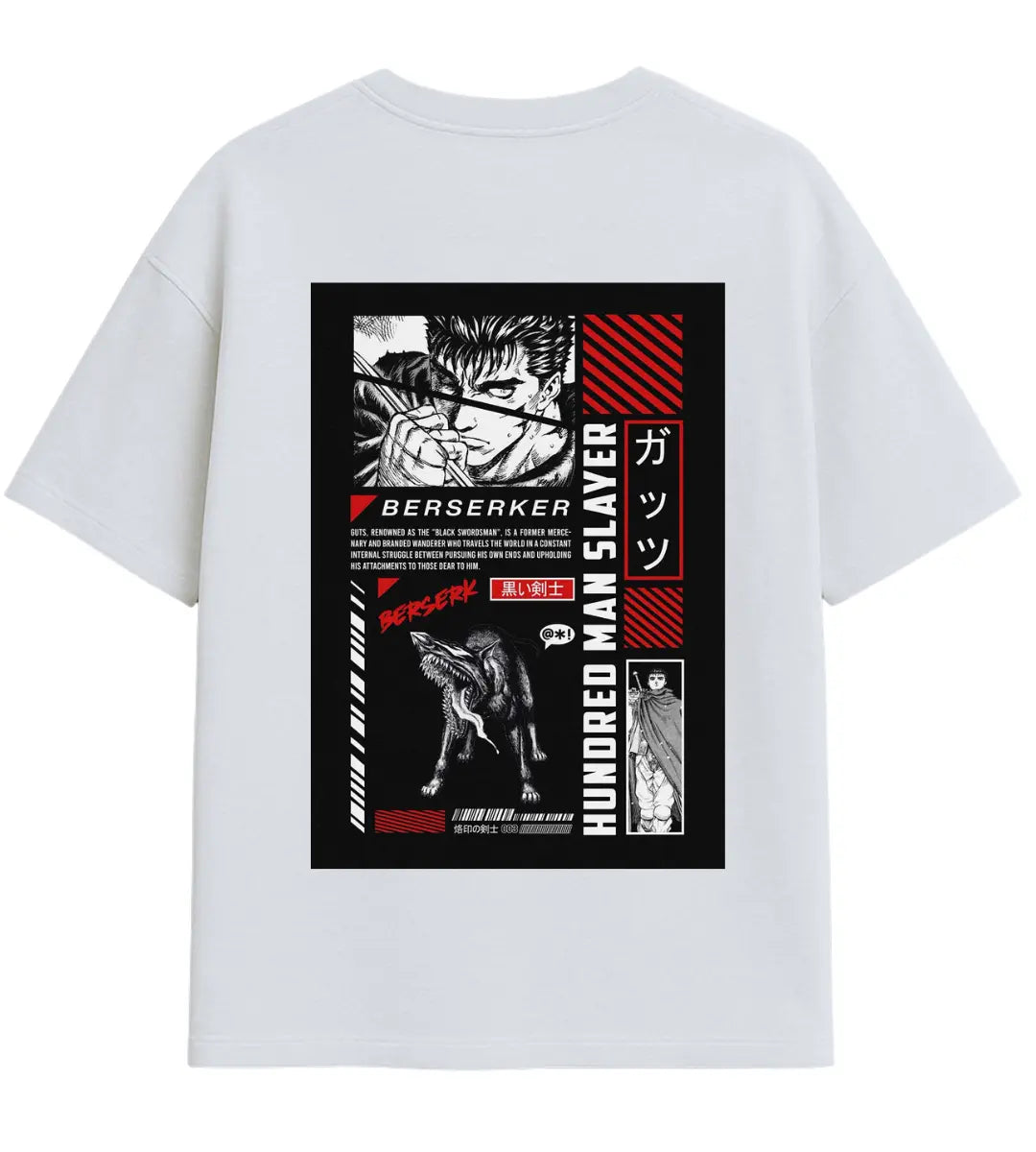 Hundred Man Slayer Oversize T-Shirt Lorinfo