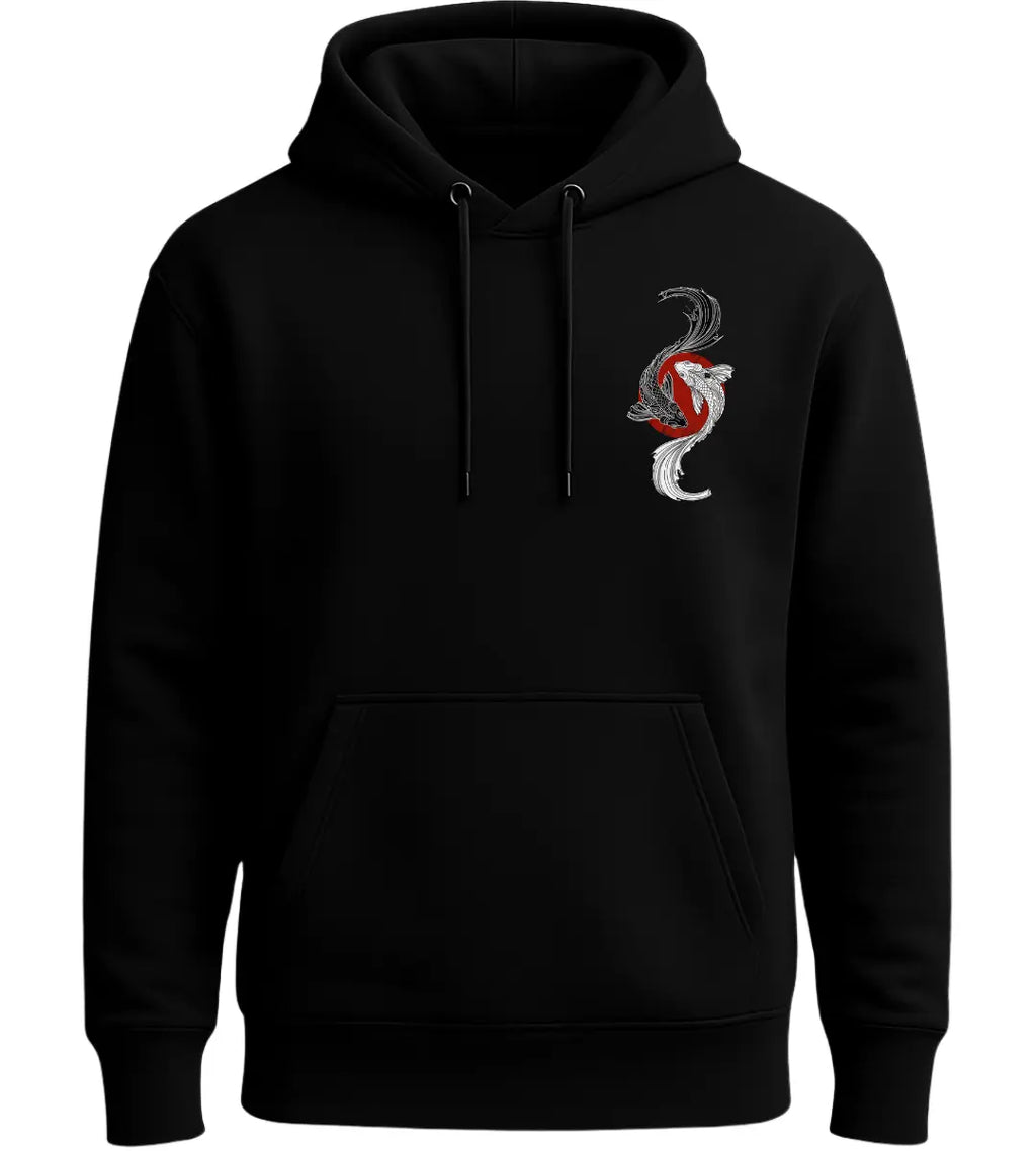 Yin Yang Moon Hoodie Lorinfo