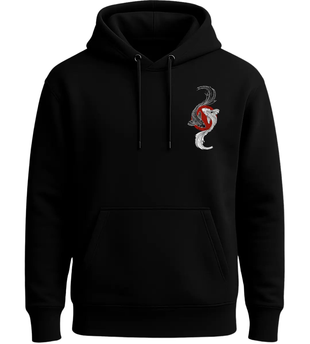 Yin Yang Moon Hoodie Lorinfo