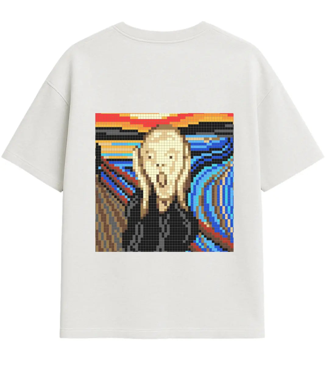 Pixel Scream Oversize T-Shirt Lorinfo