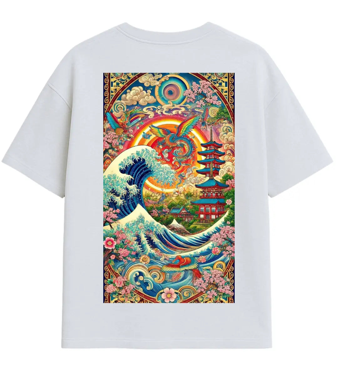Zen Wave Oversize T-Shirt Lorinfo