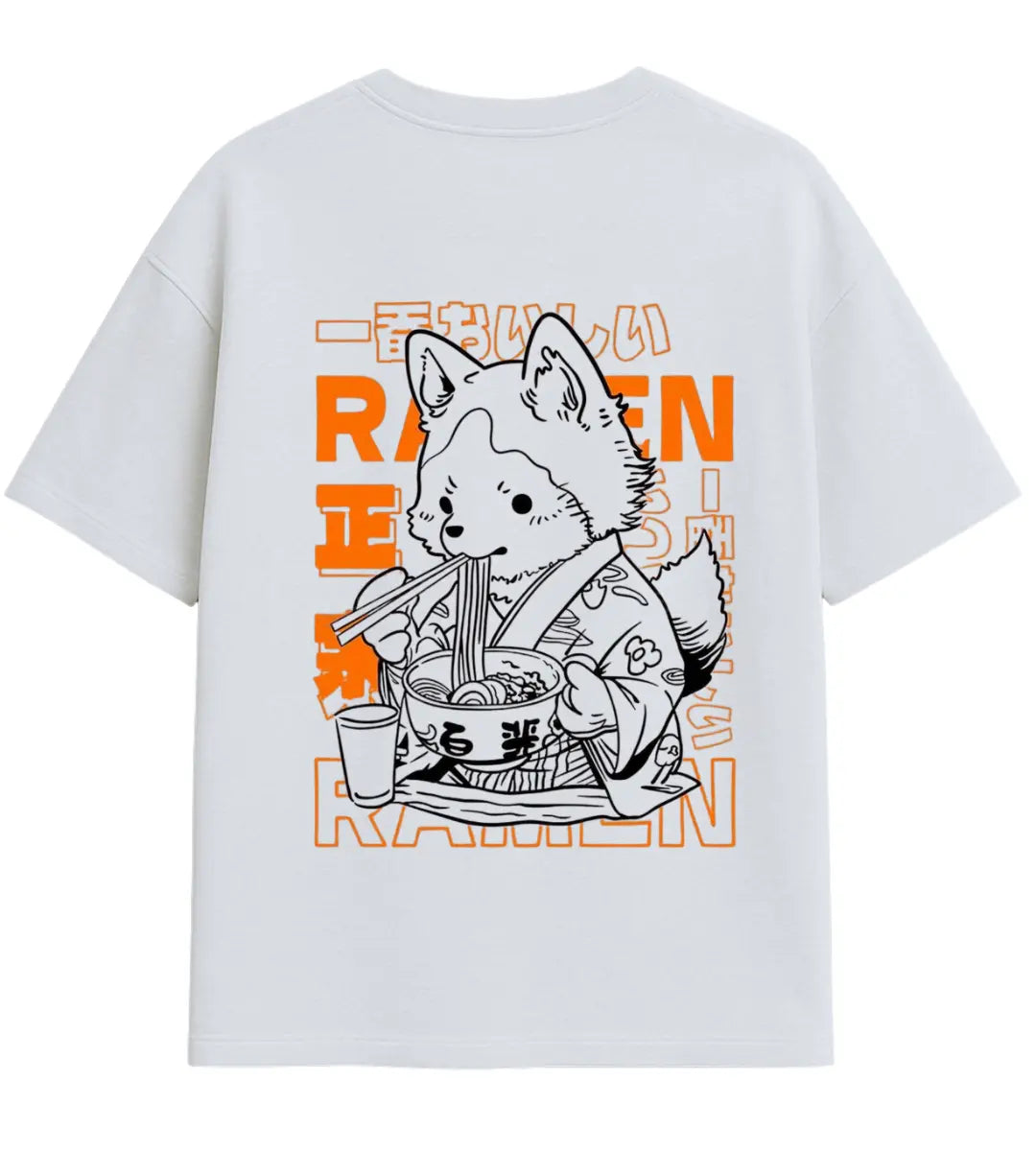 Ramen Shiba Oversize T-Shirt Lorinfo
