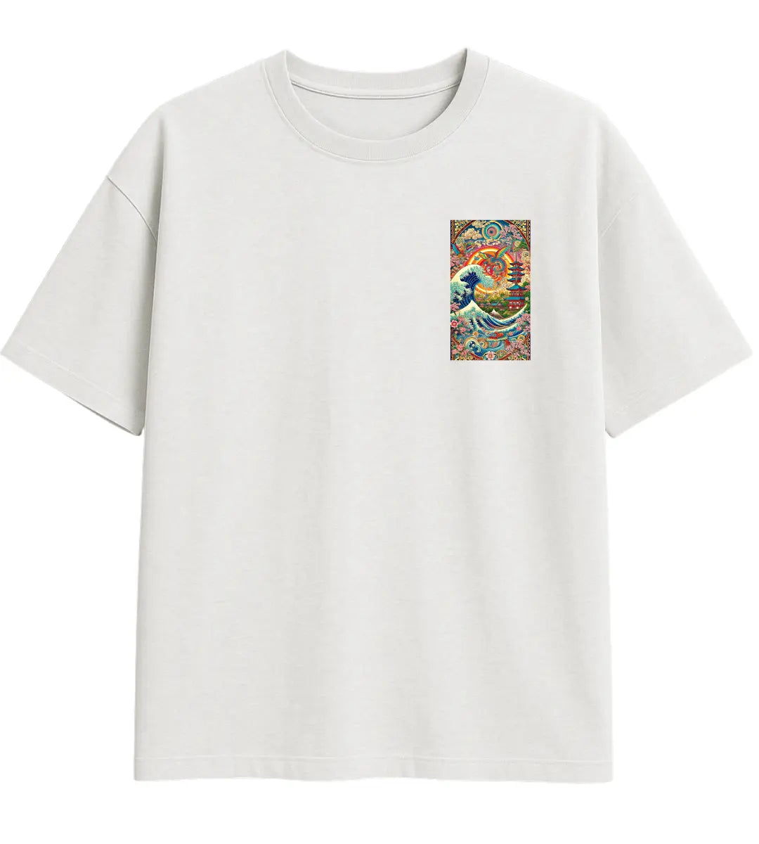 Zen Wave Oversize T-Shirt Lorinfo