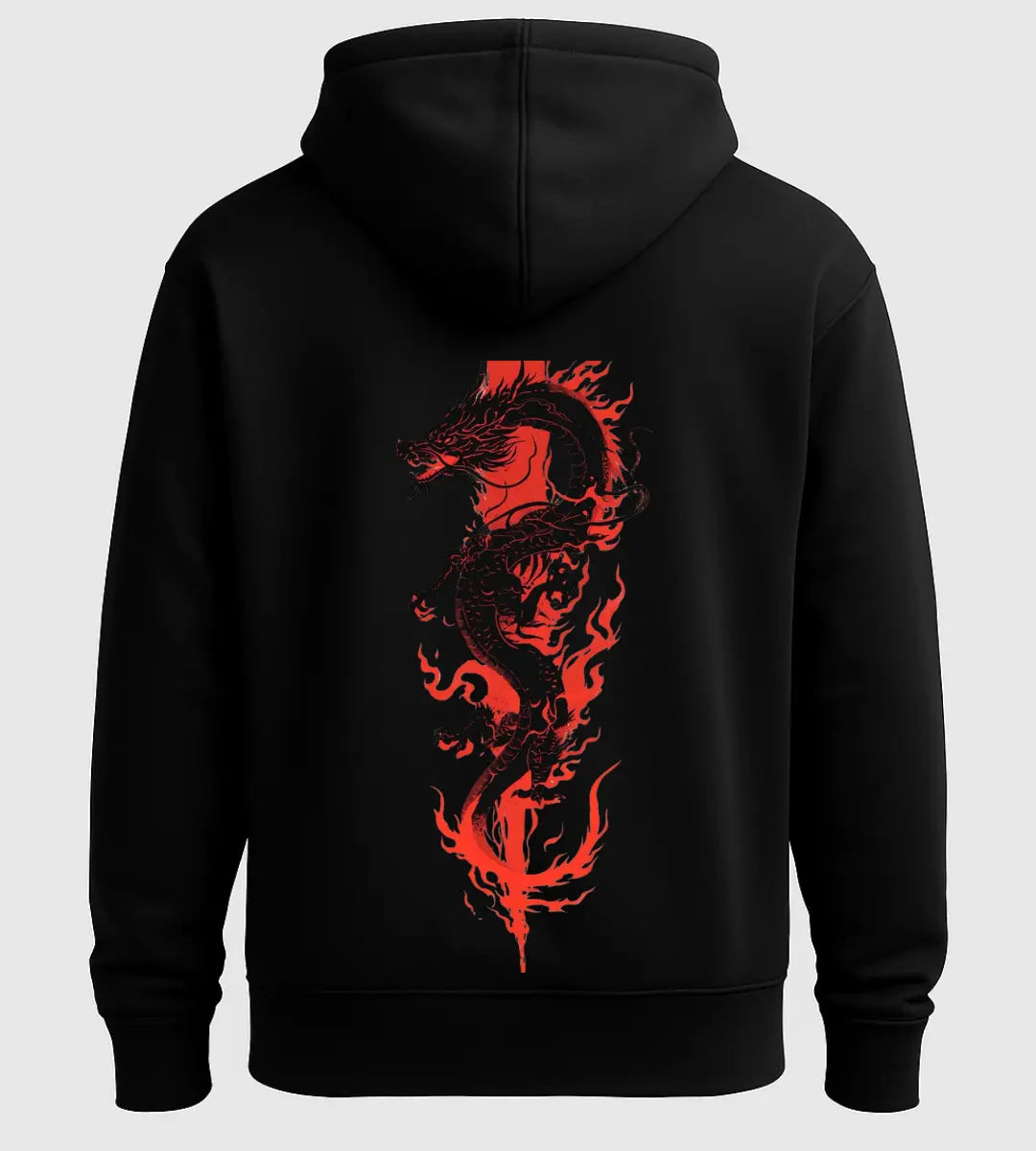 Flame Dragon Hoodie Lorinfo