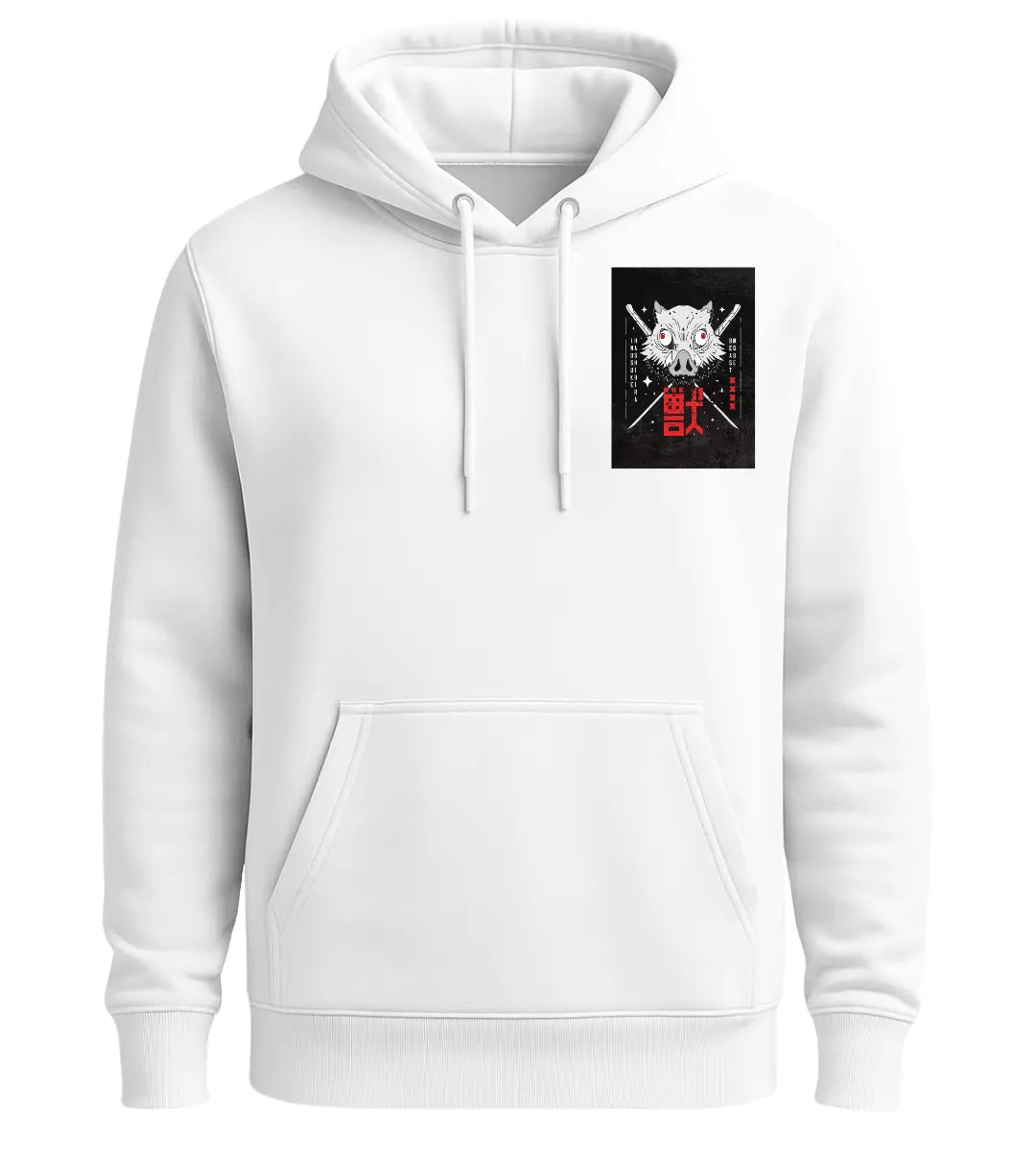 Inosuke Boar Mask Hoodie Lorinfo