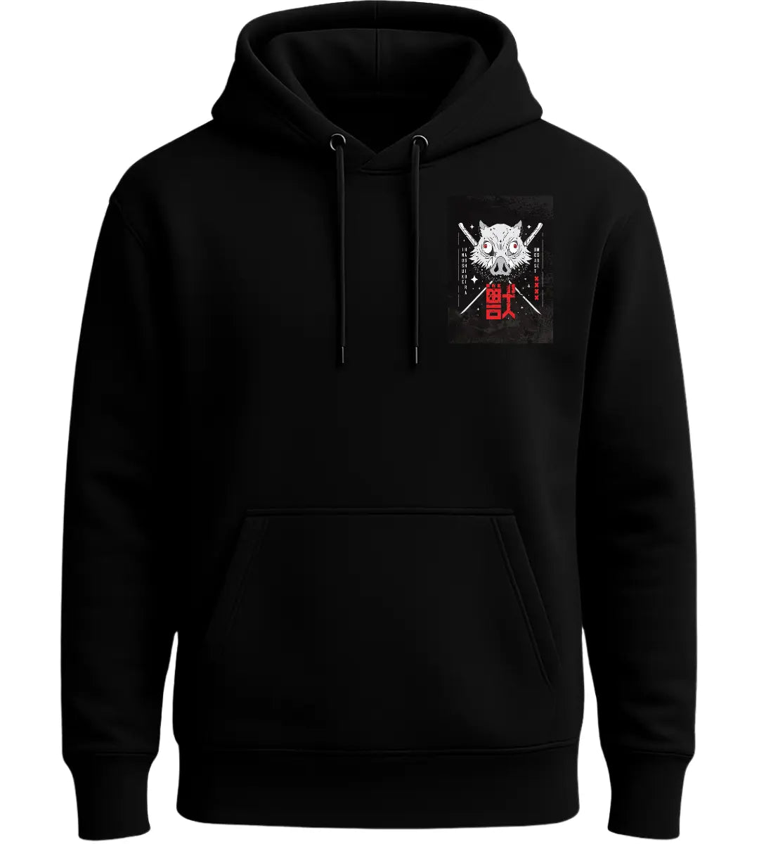 Inosuke Boar Mask Hoodie Lorinfo