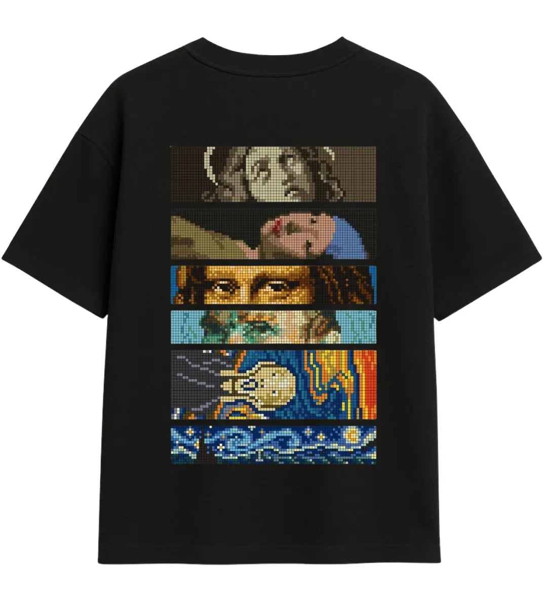 Classic Pixels Oversize T-Shirt Lorinfo