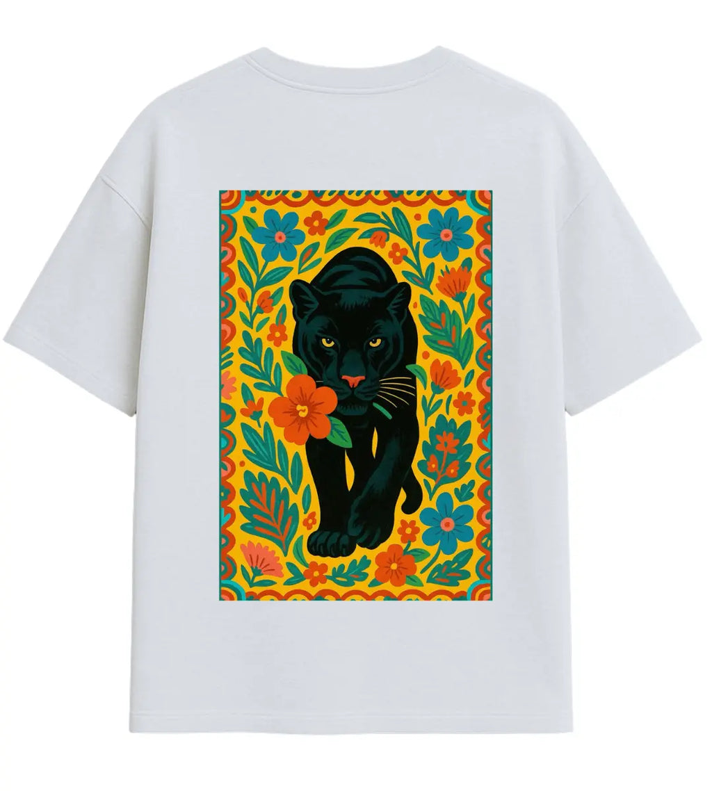 Panterin Gözleri Oversize T-Shirt Lorinfo