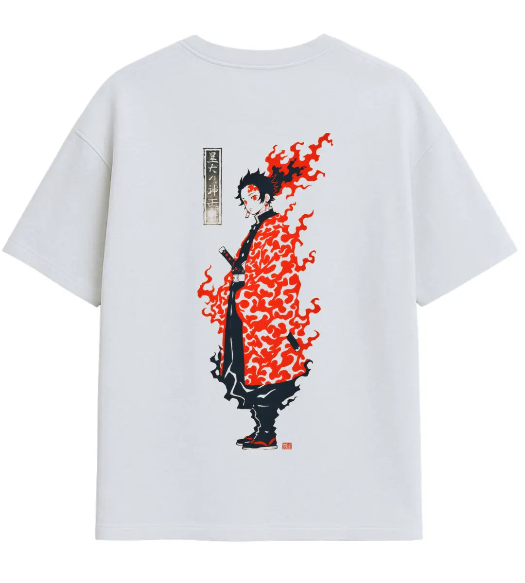 Flame Guardian Oversize T-Shirt Lorinfo