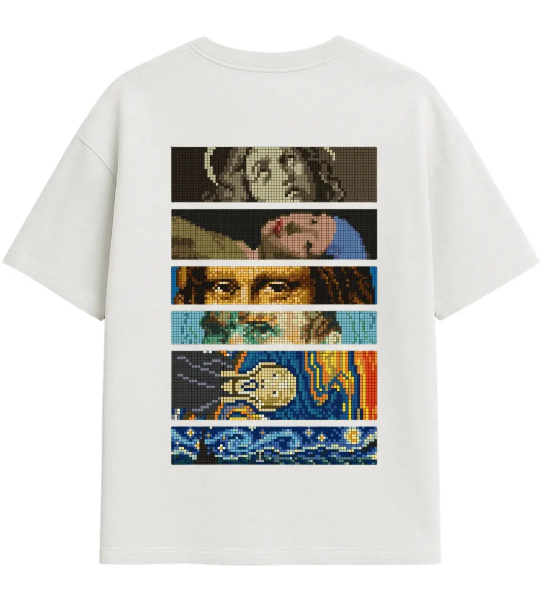 Classic Pixels Oversize T-Shirt Lorinfo