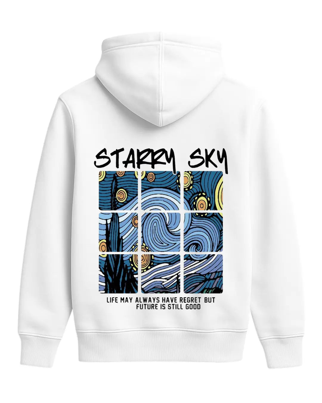 Starry Sky Oversize Hoodie Lorinfo