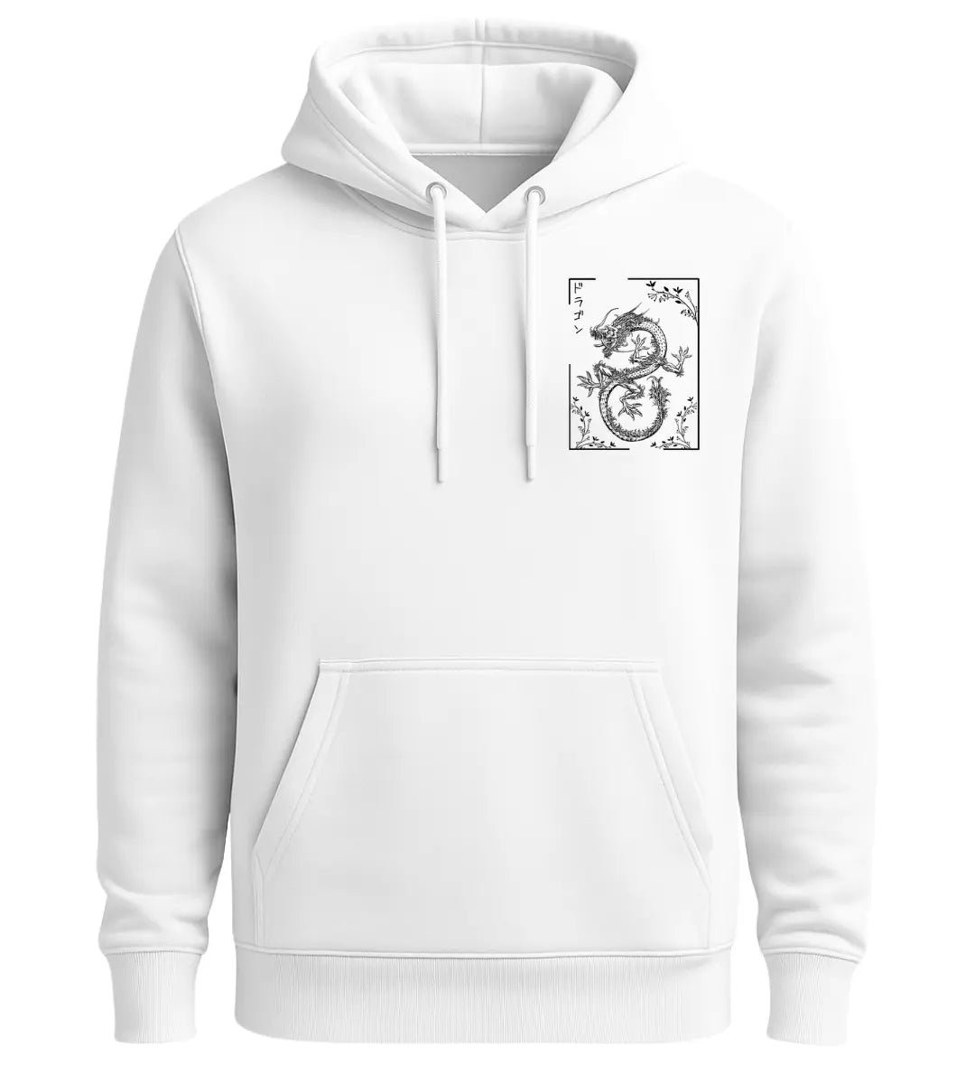 Ancient Dragon Frame Hoodie Lorinfo