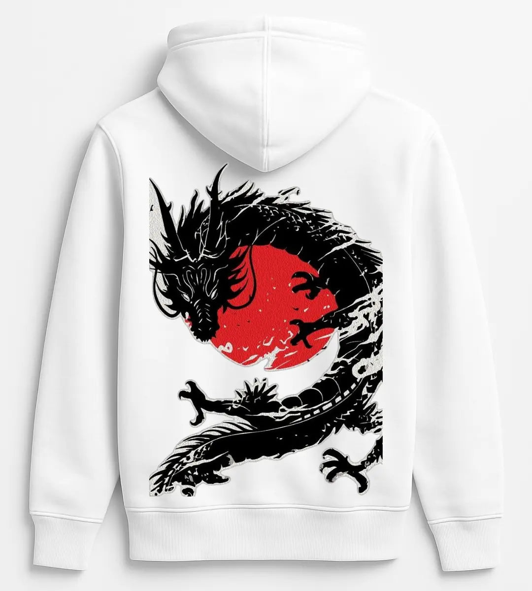 Crimson Shadow Dragon Hoodie Lorinfo