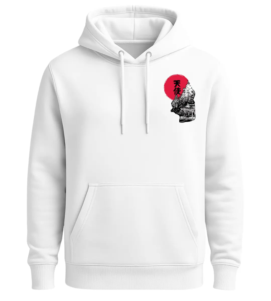 Red Sun Temple Hoodie Lorinfo