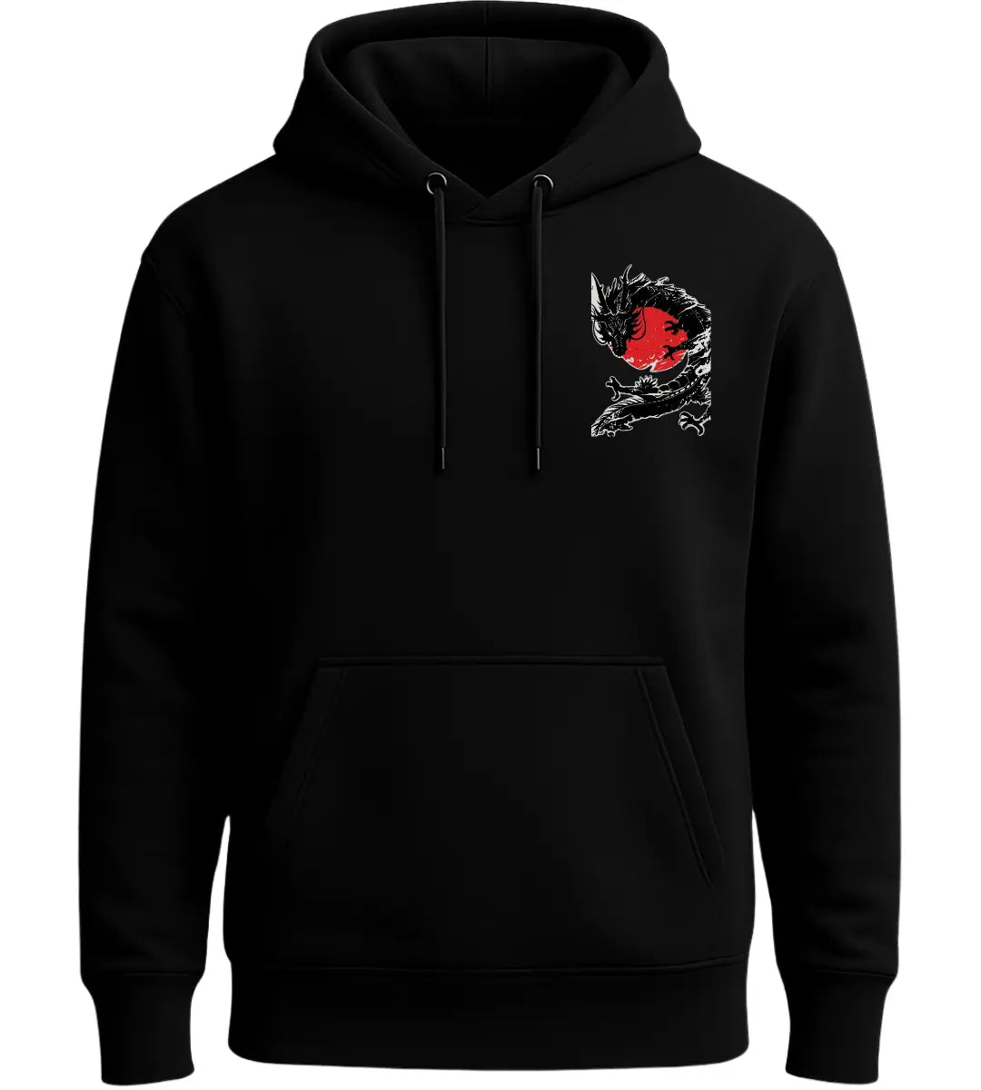 Crimson Shadow Dragon Hoodie Lorinfo