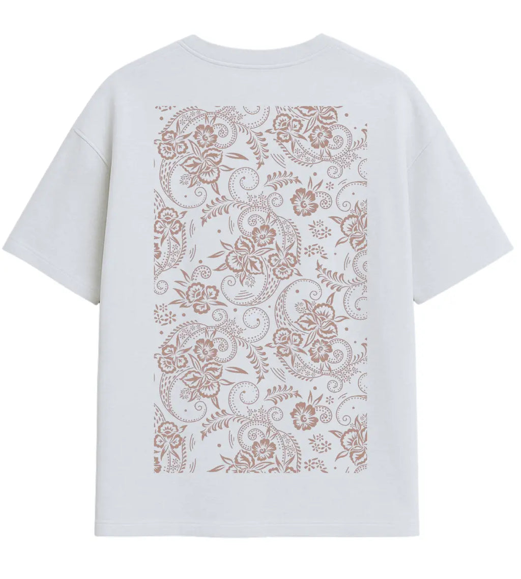 İnce İşlemeler Oversize T-Shirt Lorinfo