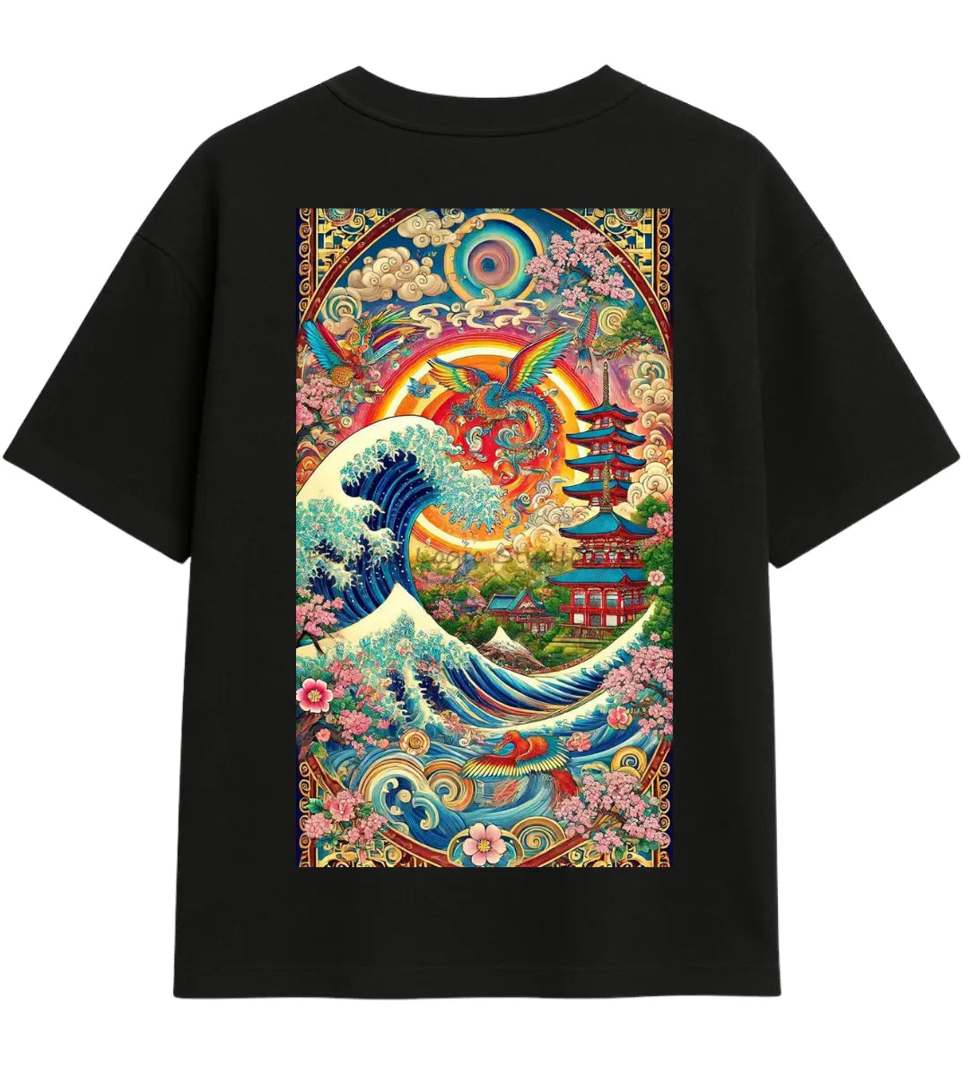 Zen Wave Oversize T-Shirt Lorinfo