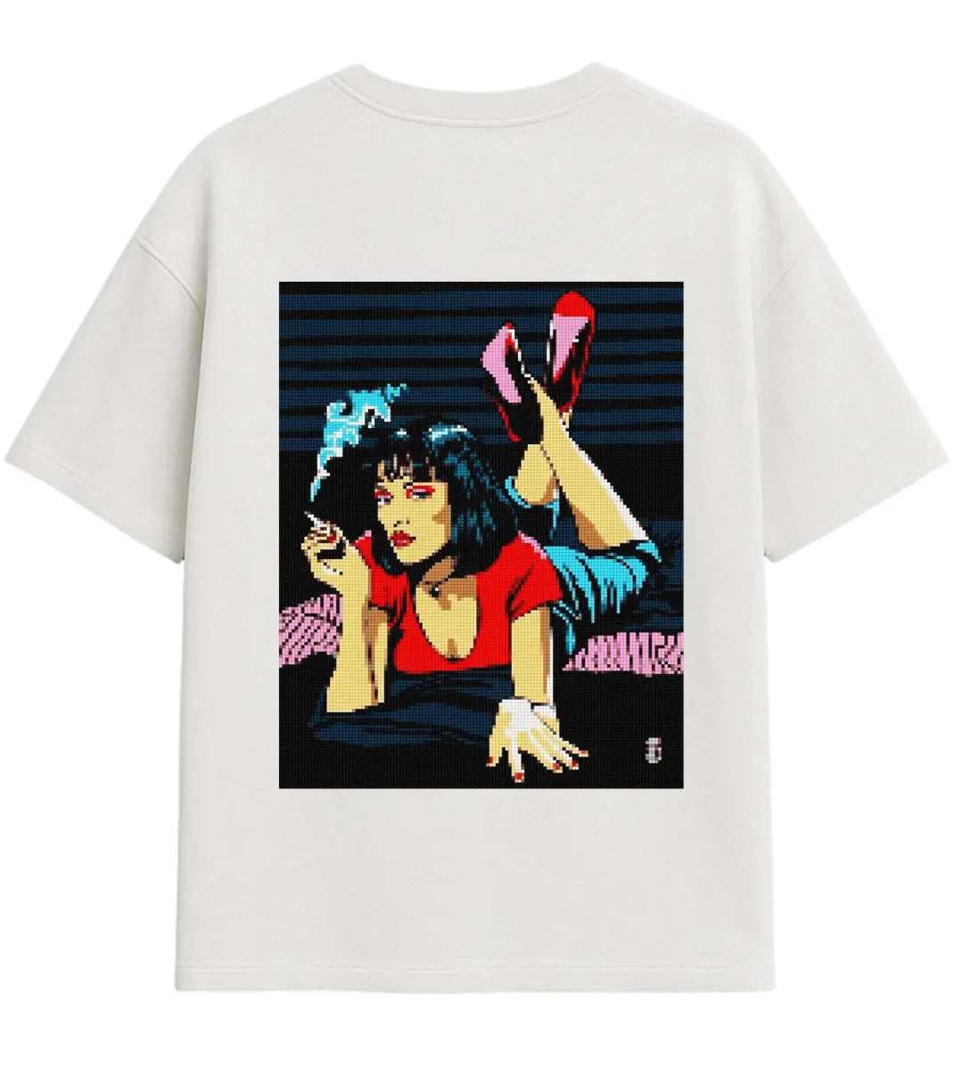 Retro Femme Fatale Oversize T-Shirt Lorinfo