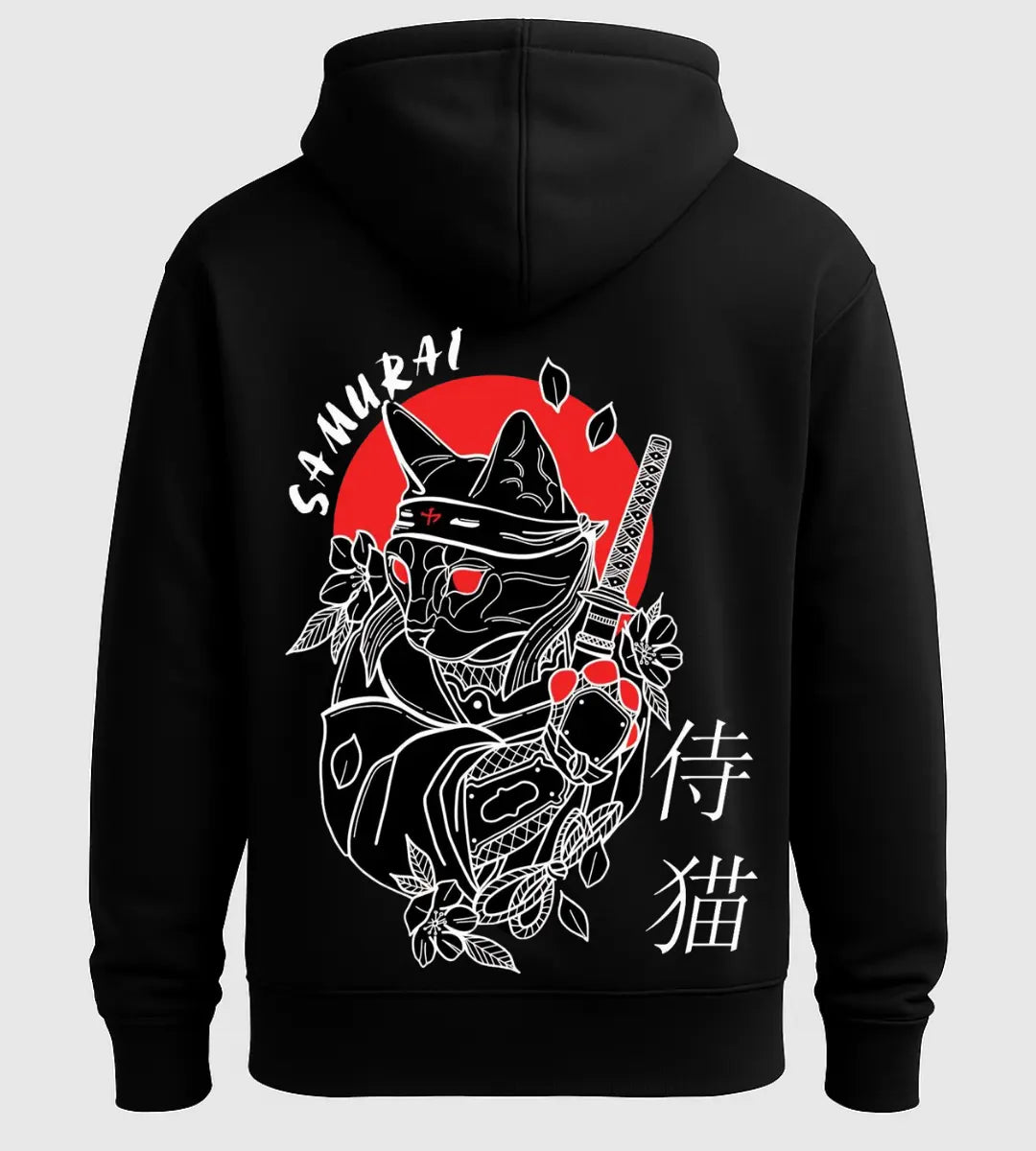 Samurai Cat Noir Hoodie Lorinfo