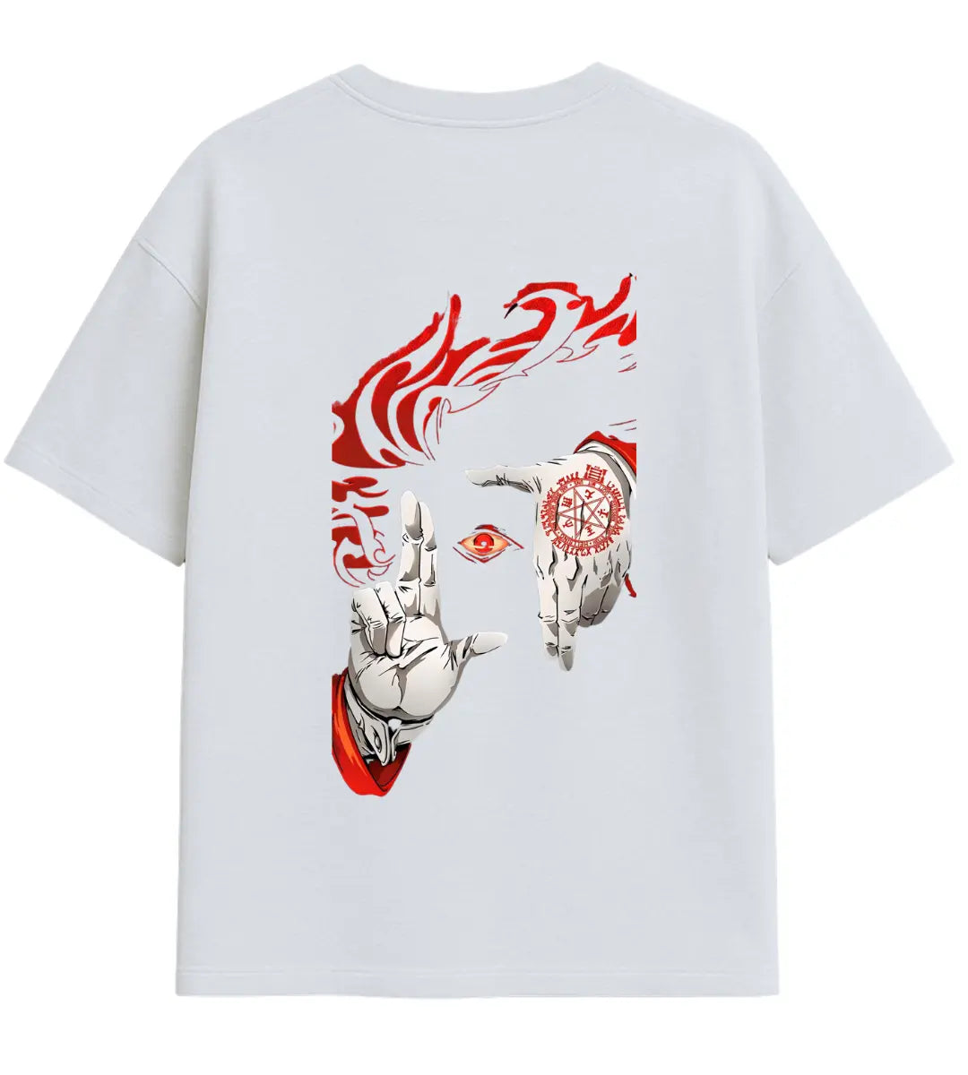 Lanetli Eller Oversize T-Shirt Lorinfo