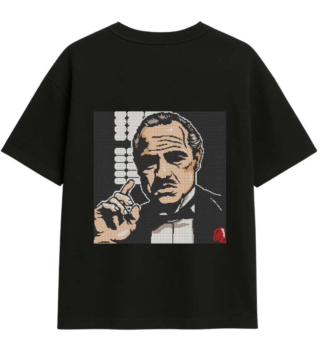 Pixel Godfather Oversize T-Shirt Lorinfo