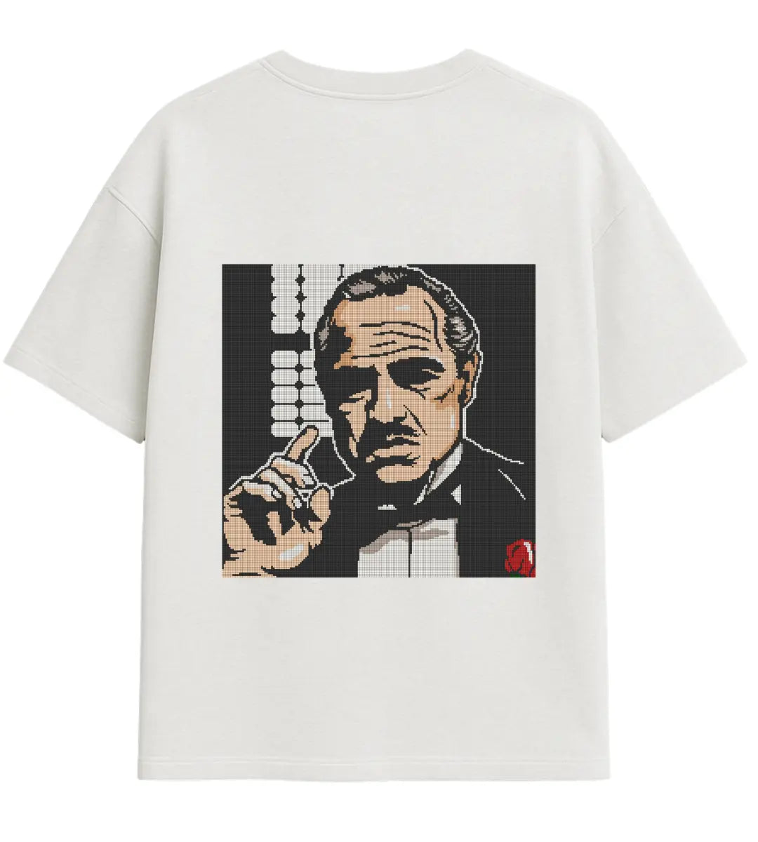 Pixel Godfather Oversize T-Shirt Lorinfo