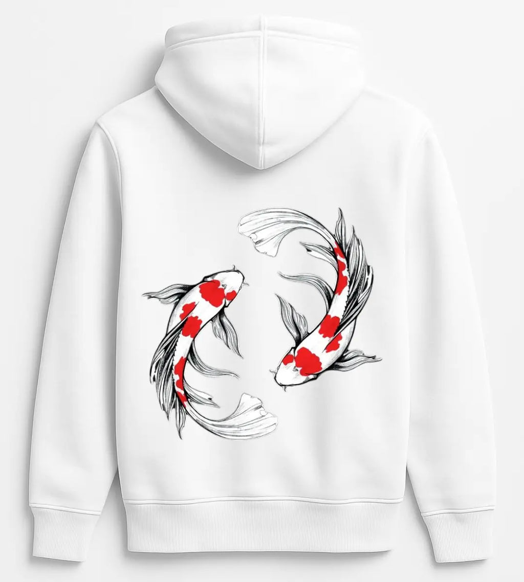 Koi Harmony Duo Hoodie Lorinfo